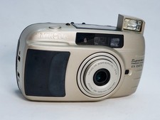 Minolta Supreme Freedom Zoom EX DATE 35mm Point  Shoot Auto Focus Flash Beige