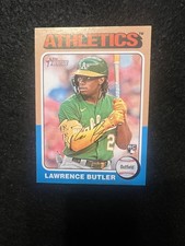 2024 Topps Heritage - Rookies Lawrence Butler #148 (RC) Oakland Athletics