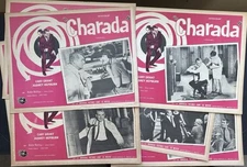 CHARADE GARY GRANT AUDREY HEPBURN MEXICAN LOBBY CARD SET  1963