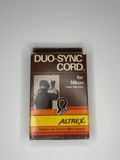 Vintage Altrex Duo-Sync Cord for NIKON hot shoe with instructions