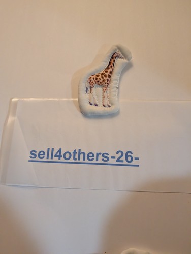 Lovevery Quilted Critter Pockets Matching Toy Giraffe Replacement Piece Only