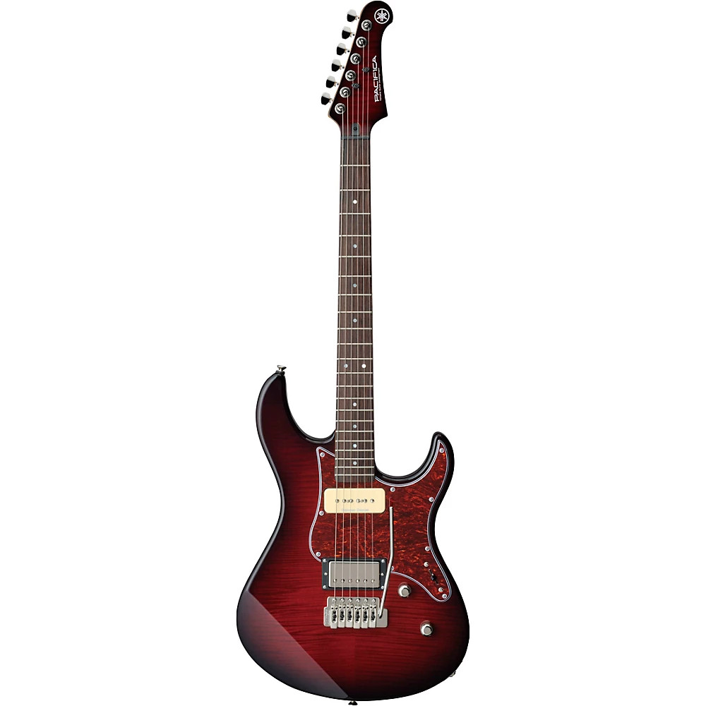 Yamaha Pacifica 611 Tremolo Electric Guitar Dark Red Burst | eBay
