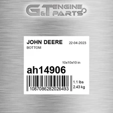 AH14906 BOTTOM fits JOHN DEERE (Surplus Open Box)
