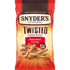 , Seasoned Twisted Pretzel Sticks, 12 Oz Bag