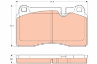 TRW BremsbelÄGe Bremsbelagsatz Vorne FüR Aston Martin DB9 Vantage Volante