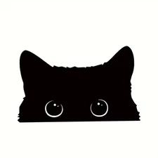 cat stickers for car, laptop, Water Bottles, 3+3/4 x 2+1/4 inch