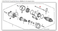 HONDA ACURA GENUINE OEM NSX Through Bolt (Denso) Starter Motor ☆ 31202-PR4-003