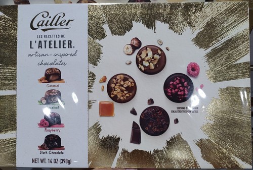 2x CAILLER LATELIER ARTISAN-INSPIRED CHOCOLATES 14oz/398g/ea NEW & SEALED