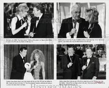 1993 Press Photo Jerry Lewis & Guest Stars of Labor Day Telethon for MDA