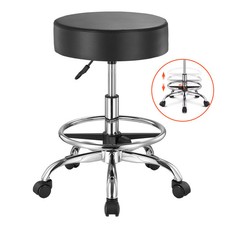 Rolling Stool Chair w/ Wheels Height Adjustable 450 LBS Salon Spa