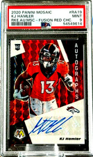 2020 Mosaic Rookie Autographs Mosaic Choice Fusion Red #19 K.J. Hamler RC PSA 9