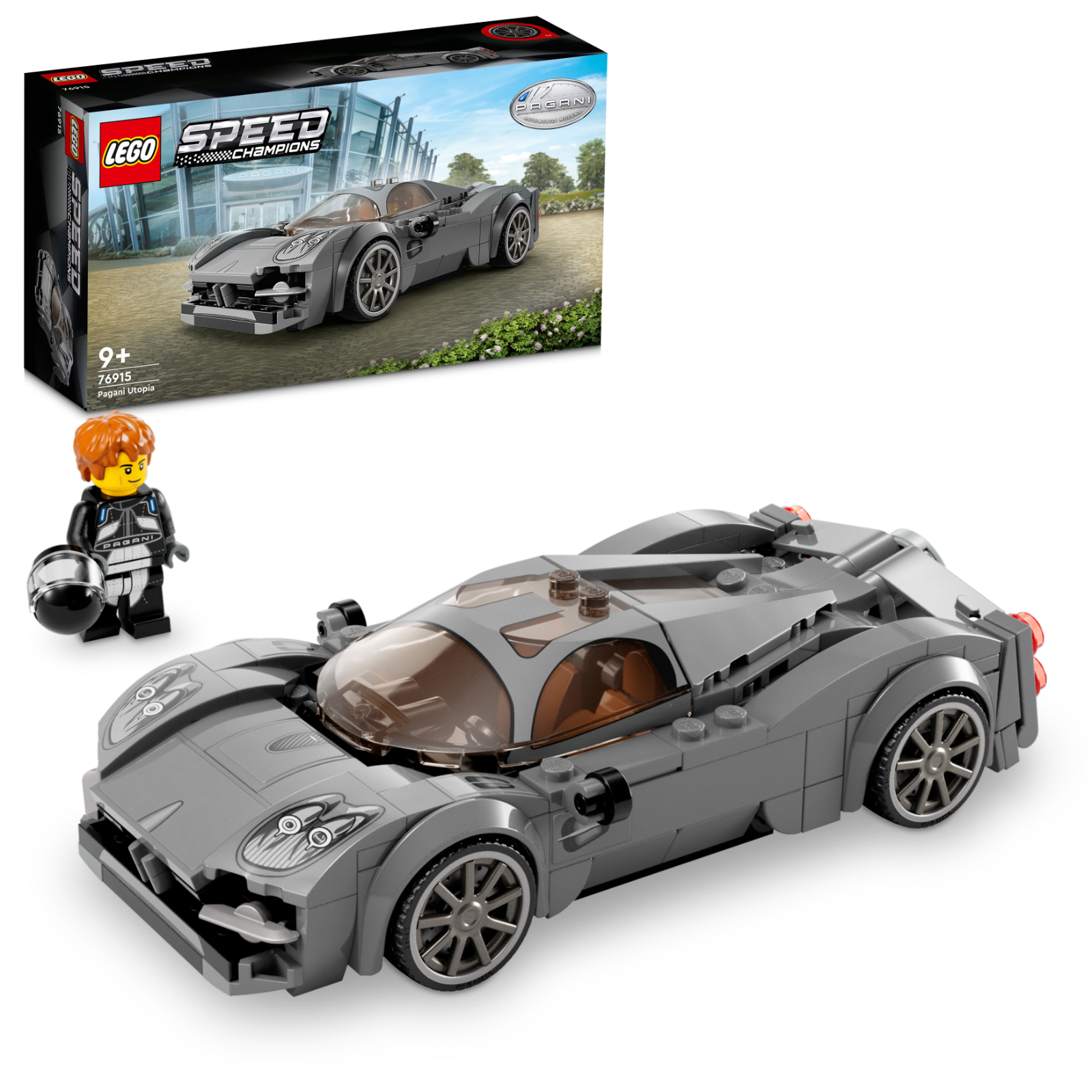 Joom Lego Grau/Weiß 76915 Pagani Utopia Bausteinspielzeug - Bild 12