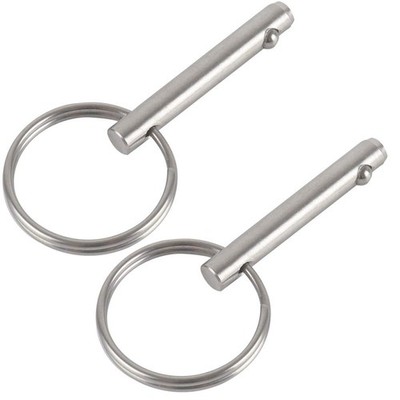VTurboWay 2 Pack Small Quick Release Pin, Diameter 3/16 inches x 0.95 