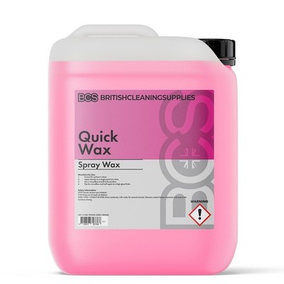 BCS Quick Wax - Super Hydrophobic Automotive Protection Spray 5L