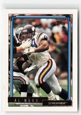 1992 TOPPS AL NOGA #404 VIKINGS GOLD