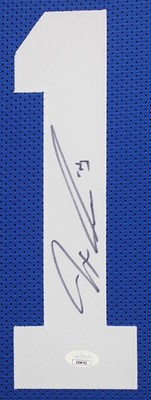 Jaxon Smith-Njigba Autographed & Framed Blue Seattle Jersey JSA