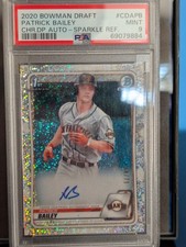 2020 Bowman Draft Patrick Bailey Chrome Speckle Auto /71