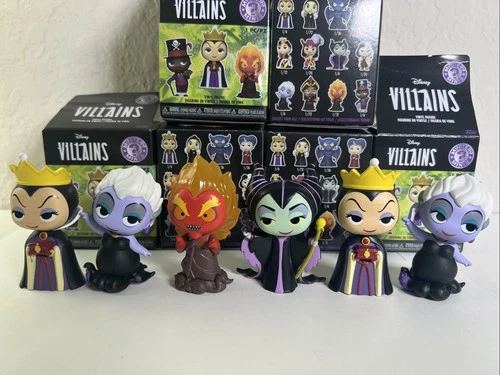 Funko Mystery Minis Disney Villains Evil Queen Ursula Hades Maleficent 6 Figures