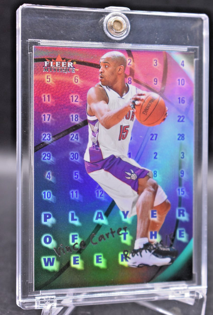Vince Carter Fleer Mystique Player Of The Week Refractor Insert SP