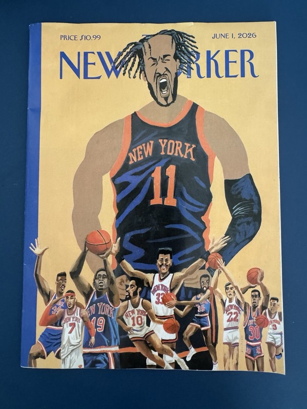 ORIGINAL PRINTING New Yorker June 1 2026 Kings of NY Knicks Jalen Brunson