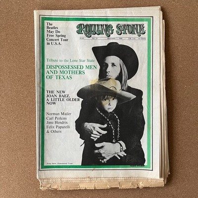 Doug Sahm - Rolling Stone Magazine #23 - Vintage Rare 1960s