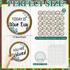 30-Styles Positive Sayings Accents Eucalyptus Motivational Classroom Cutouts ...