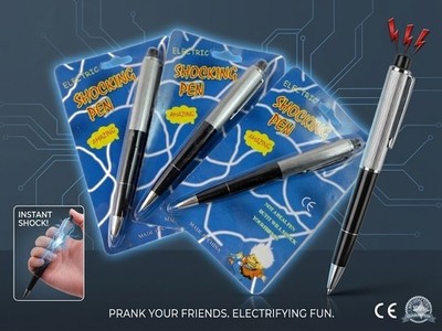 Elektroschockstift - lustiger praktischer Witz Streich Neuheit Spielzeug Aprilscherz Gag Geschenk