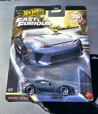 2026 Hot Wheels Lexus Lfa Fast Furious 164 Scale Metallic Grey
