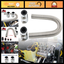 24 Flexible Stainless Steel Radiator Hose - Coolant Hose For Cars Trucks