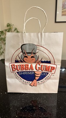 Bubba Gump Garnelen Papiertüte 2015 - mittelgroße leere Geschenktüte