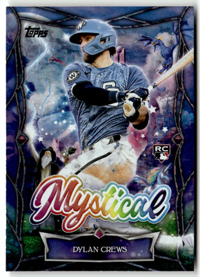 2025 Topps Holiday MLB No. MYS-20 Dylan Crew Rookie Mystical