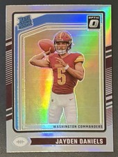 2024 Donruss Optic #248 Jayden Daniels Rated Rookie Silver Holo Prizm (N1-A)