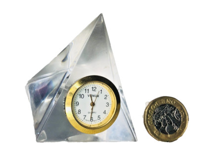 Uhr Ornament Miniatur funktioniert nicht Prisma Venux Quartz Vintage ra