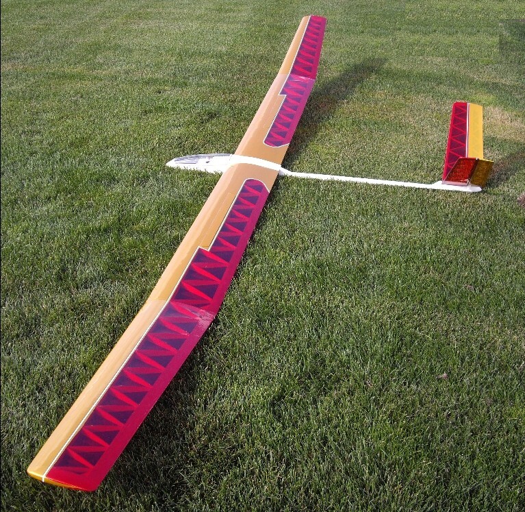 134" Ws GRAND ESPRIT R/c Glider plane partial kit and plans, PLEASE