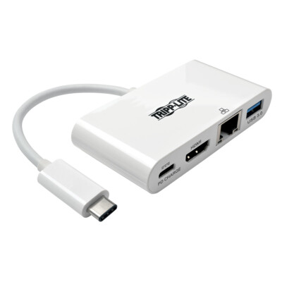 Tripp Lite USB-C Stecker auf HDMI/USB-A/USB-C/Ethernet Buchse Adapterkabel