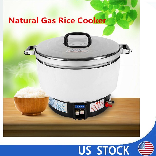 Commercial Natural Gas Commercial Rice Cooker 50 Cups 10L Capacity 2.8KPa US eBay