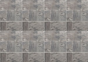1.12th Scale Dolls House Miniature Flooring Light Stone Floor Tiles Card