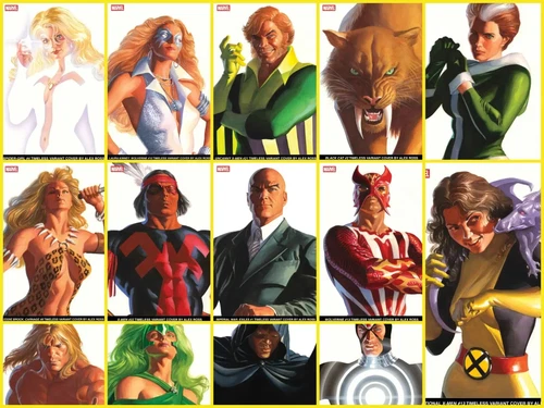 ALEX ROSS TIMELESS VARIANT COVER SET OF 14 NEW 2025 WAVE 4 X-MEN Presale 9/24