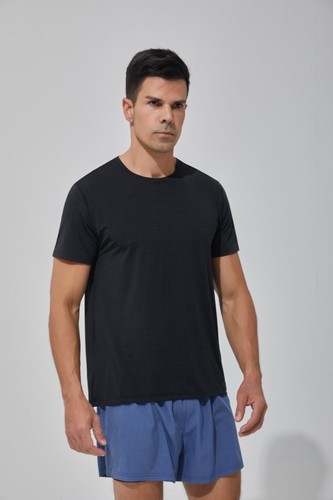 Men's Short Sleeve UPF 50+ Sun Protection Shirts Quick Dry Rashguard Gym Shirt - Picture 6 of 20