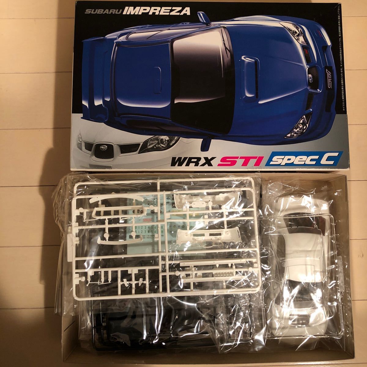 フジミ 1/24 SUBARU IMPREZA WRX STI 完成品 Rare kit Fujimi 1/24 Subaru New Impreza WRX STI Spec C from