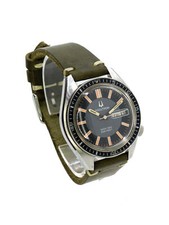 Bulova Deep Sea 666 Feet , Accutron Stimmgabel Taucheruhr mit Kalender