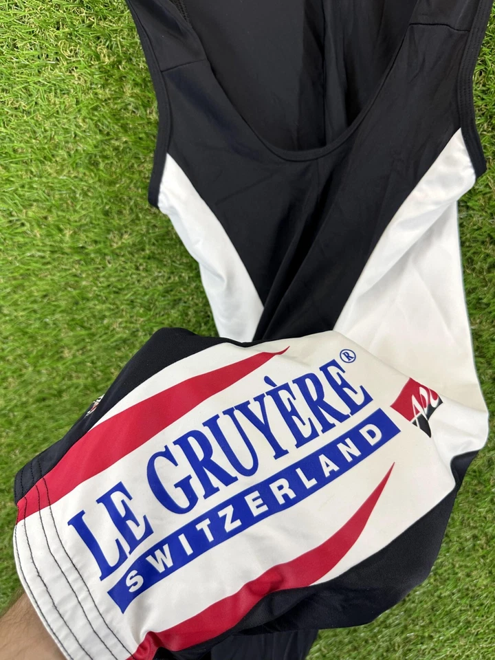 RARO CULOTTE CON TIRANTES CLÁSICO CARRERA CICLISMO SMS SANTINI ORIGINAL TALLA M MEDIANO Foto 3 de 4