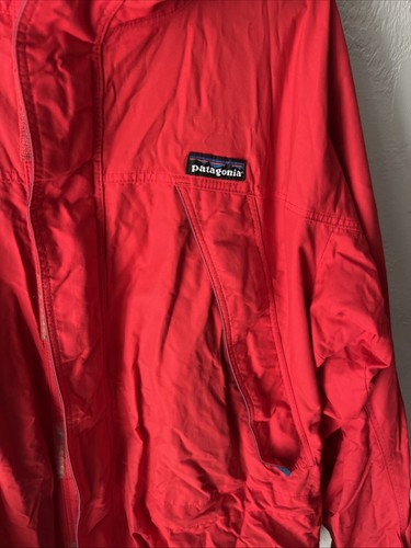 VTG Patagonia Primo Solid Red Polyester Mens M Ski Snowboard Shell Jacket Coat - Picture 2 of 9