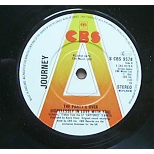 JOURNEY PARTY'S OVER 7" PROMO UK