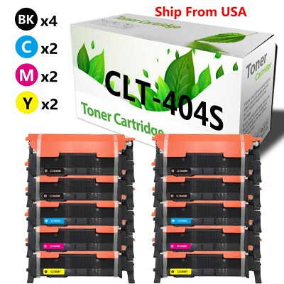 10PK 404S CLT404S Toner Cartridge for Samsung Xpress C430W SL-C430W SL-C480FN