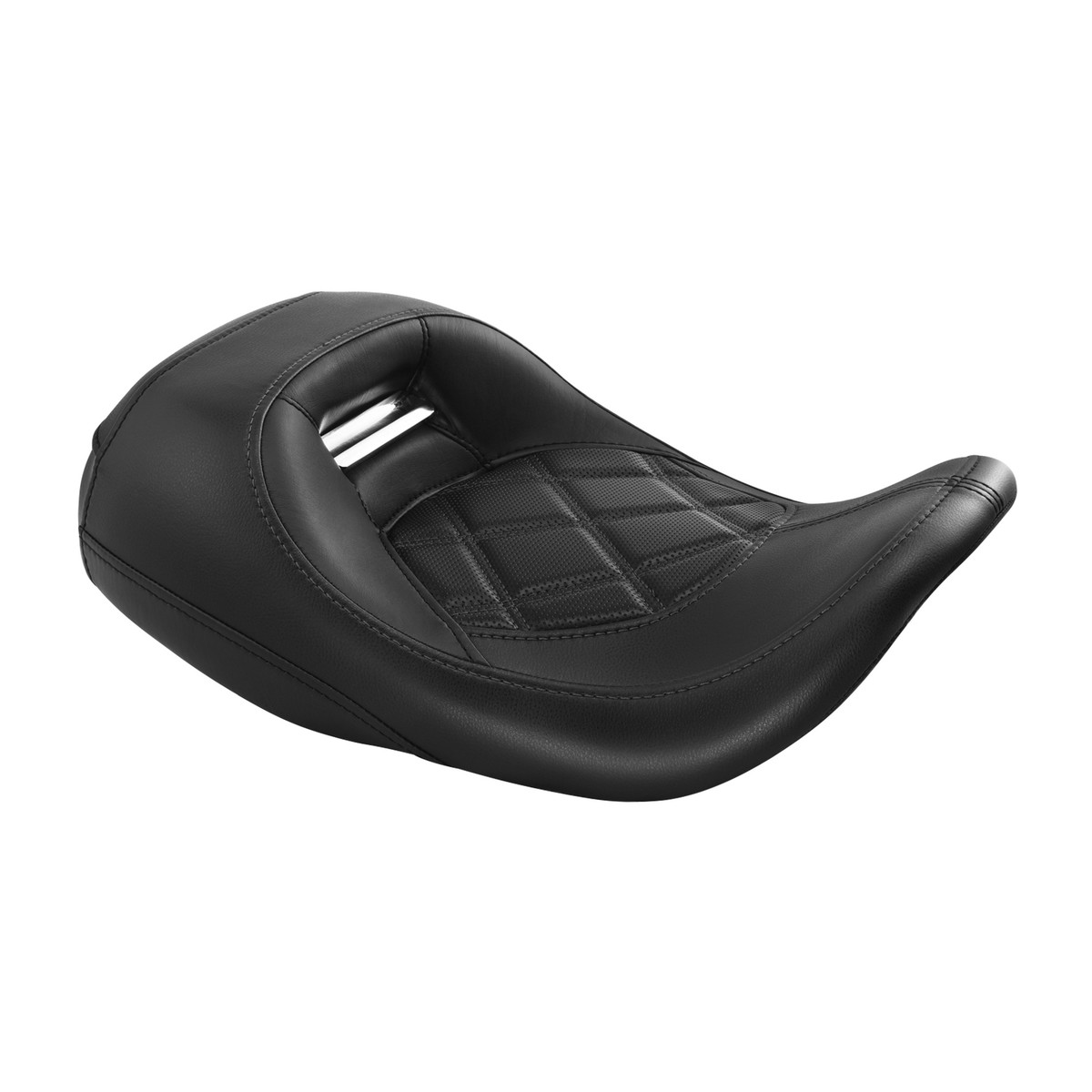 Solo Driver Seat & Stretched Fuel Gas Tank Fit For Harley Touring