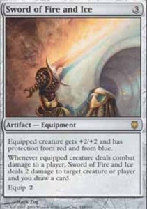 Sword of Fire and Ice x1 - Darksteel - Light Play, English - Darksteel