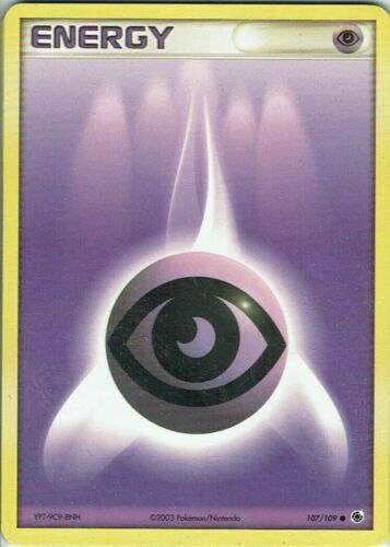 Pokemon Trading Card Ex Ruby & Sapphire NM Psychic Energy 107/109