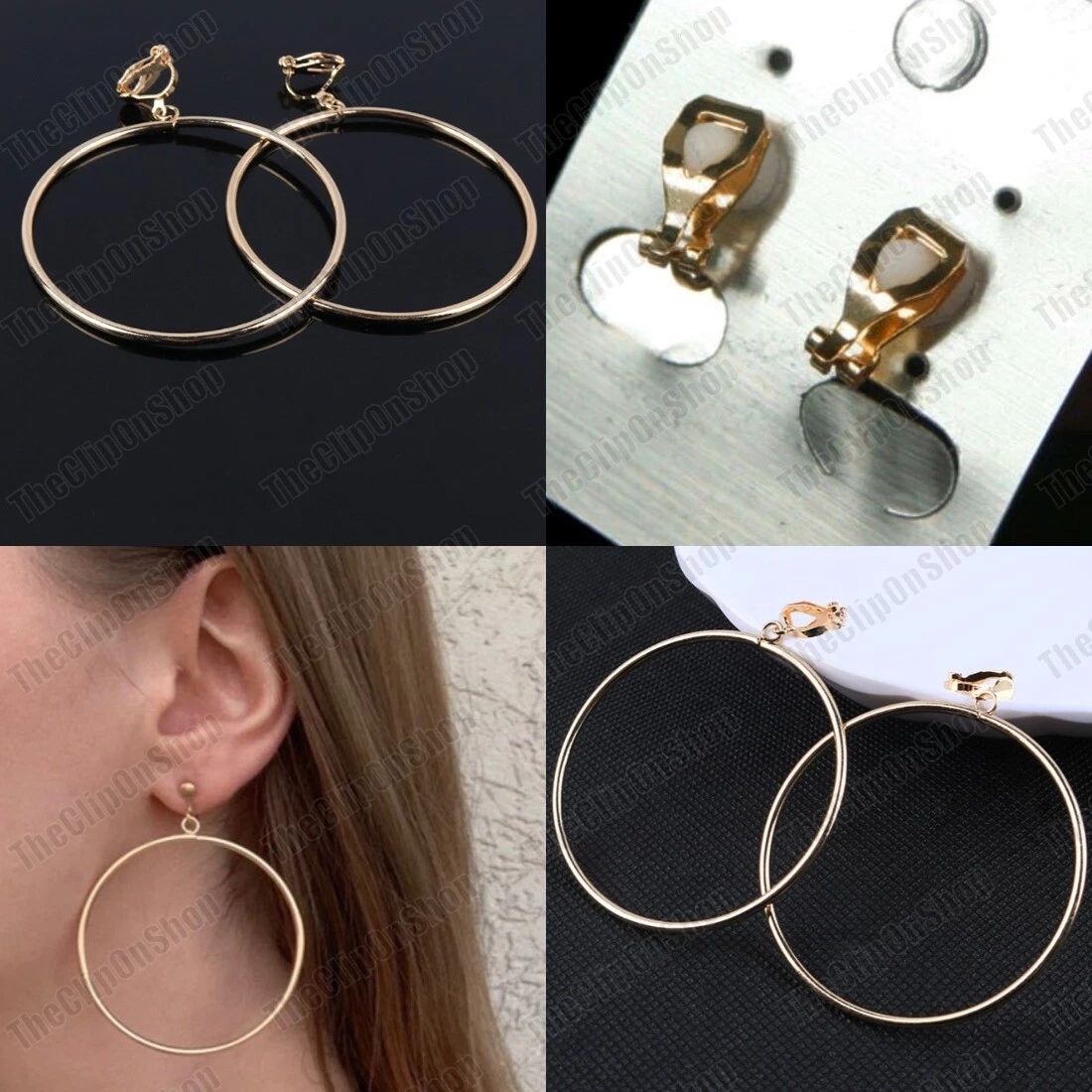 1 inch diameter discount hoop earrings