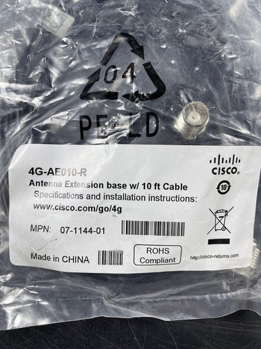 Cisco 4G-AE010-R Antenna Extension Base 10ft 07-1144-01 - Picture 2 of 7